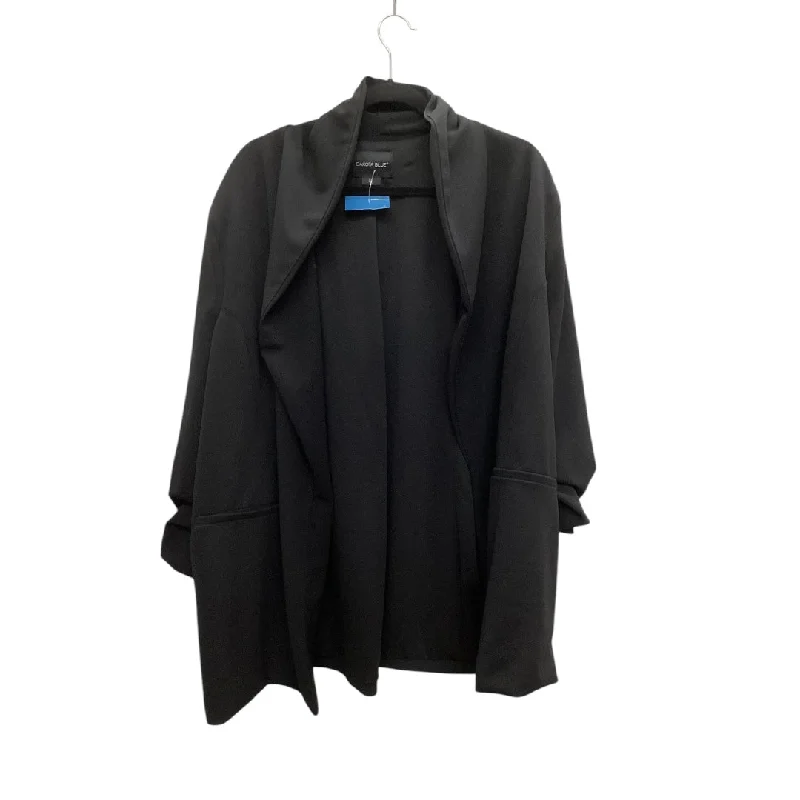 Blazer By Clothes Mentor In Black, Size: Xxl