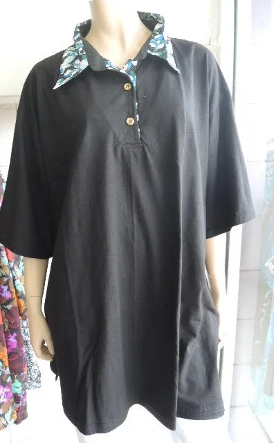 Plusss Stretch Polo Top