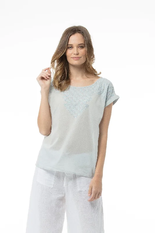 MINNA Top - Washed Blue