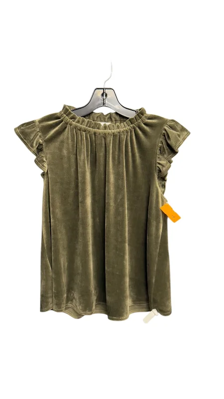 Top Sleeveless By Clothes Mentor In Green, Size: S