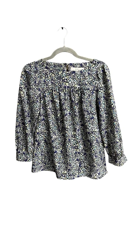 Top Long Sleeve By Loft In Multi-colored, Size: Xs