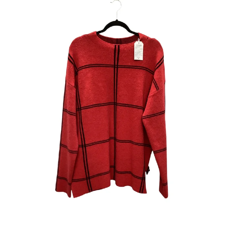 Top Long Sleeve By Clothes Mentor In Red, Size: Xxl