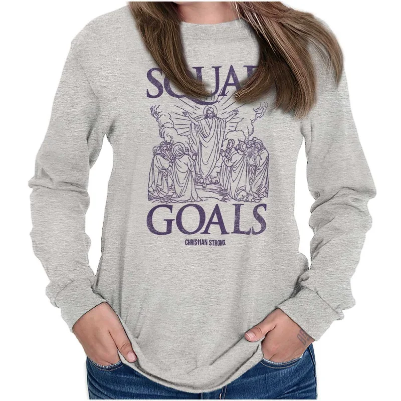 Jesus Squad Goals Long Sleeve T Shirt