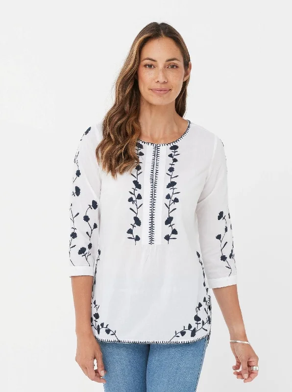 Women Tunic -White Cajsa Kaja