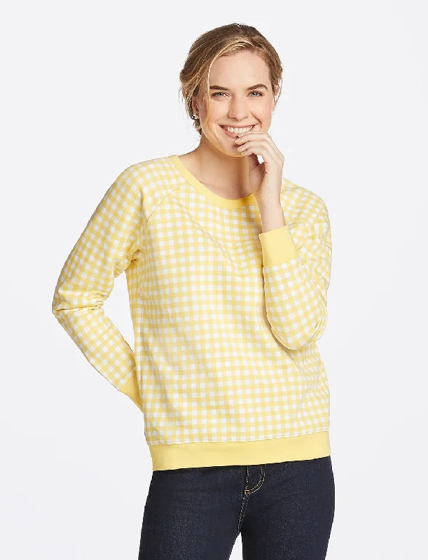 Natalie Sweatshirt in Gingham