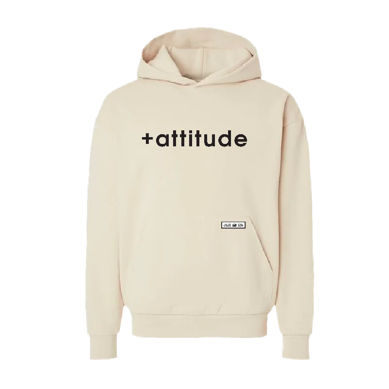 +attitude Hoodie - Ivory