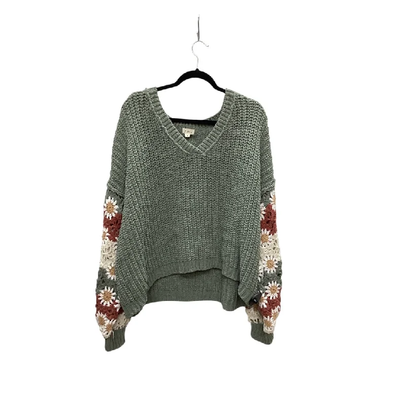 Sweater By Pol In Green, Size: L