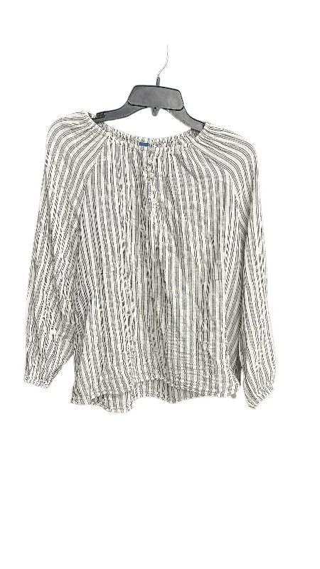 Top Long Sleeve By Old Navy In Striped Pattern, Size: S