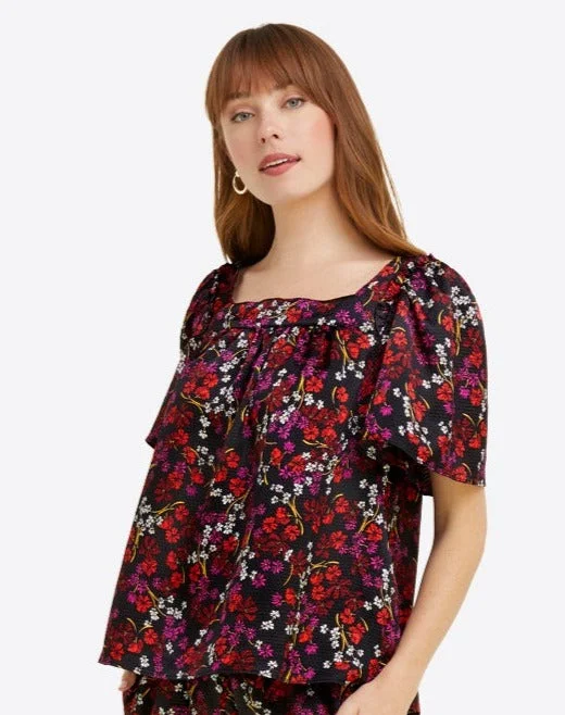 Maren Top in Ribbon Flower