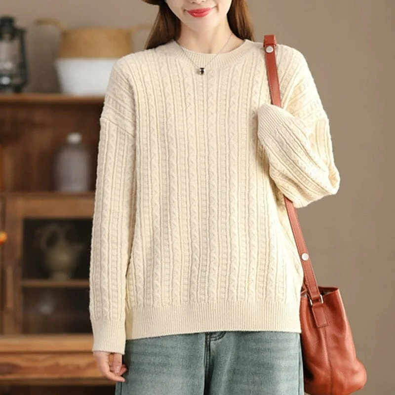 Women Minimalist Fashion Solid Casual Knitted Cardigan