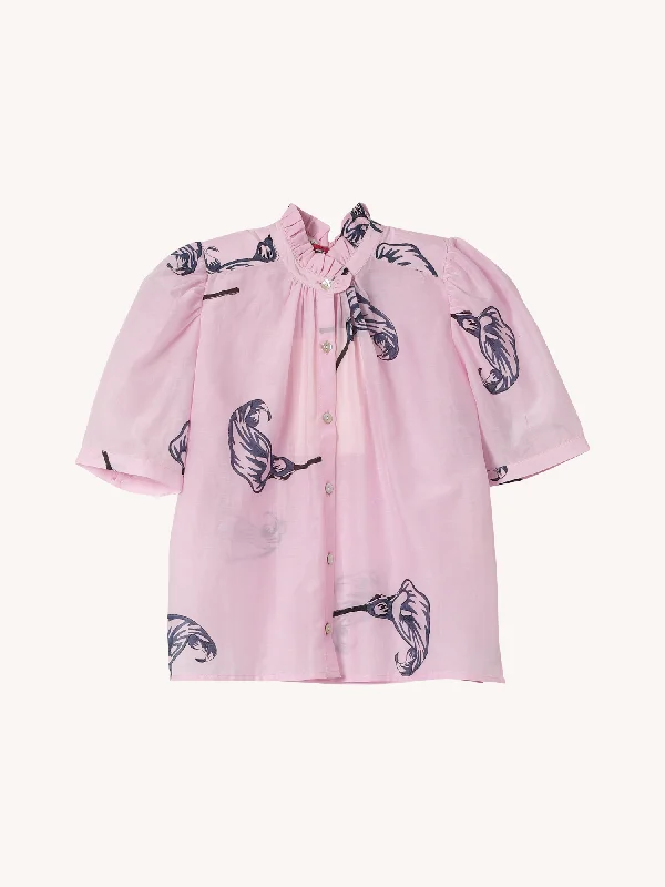 WINN PINK CALLA LILY SHIRT