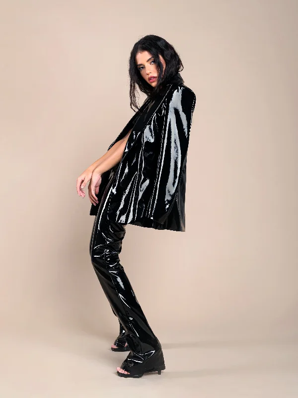 Black Latex Jacket