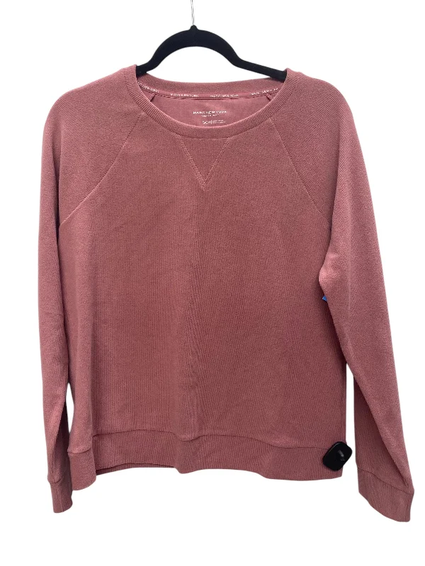 Sweatshirt Crewneck By Marc New York In Pink, Size: S