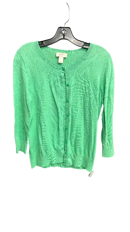 Cardigan By Loft In Green, Size: M