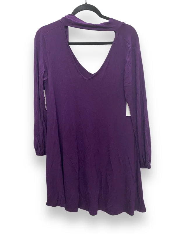 Top Long Sleeve Basic By Clothes Mentor In Purple, Size: S