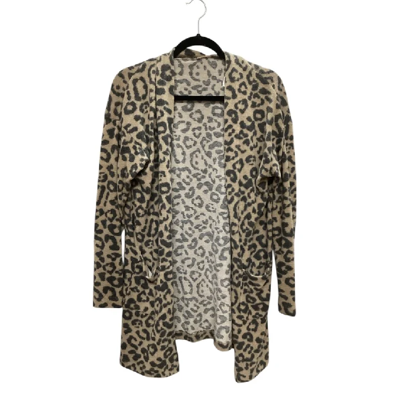 Cardigan By Clothes Mentor In Animal Print, Size: S