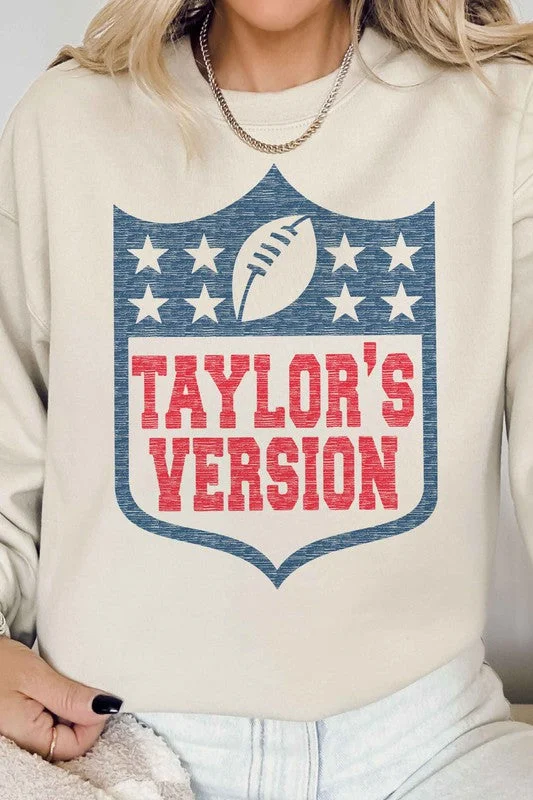 Alphia Taylors Version Football Graphic Sweatshirt