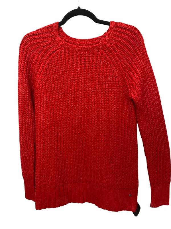 Sweater By American Eagle In Red, Size: Xs