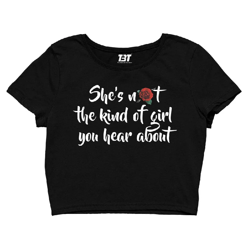 Dream Theater Crop Top - She's Not The Kind Of Girl