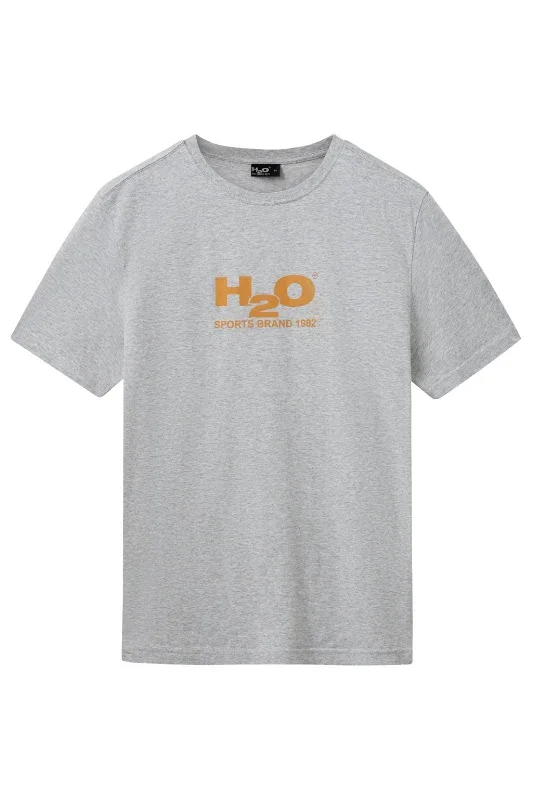 H2O - Logo Tee - 1020 Lt. Grey Mel