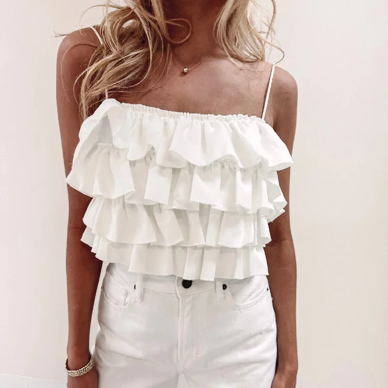 Bethany Ruffle Top