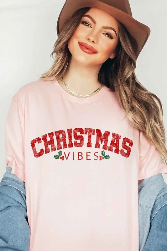 Alphia Christmas Vibes T-Shirt Plus Size