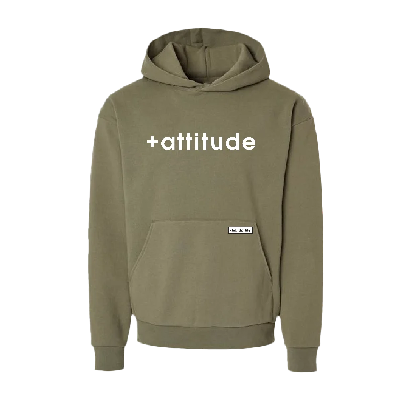 +attitude Hoodie - Olive