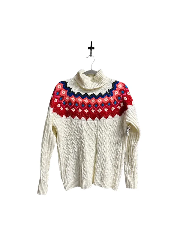 Sweater By Loft In Multi-colored, Size: L