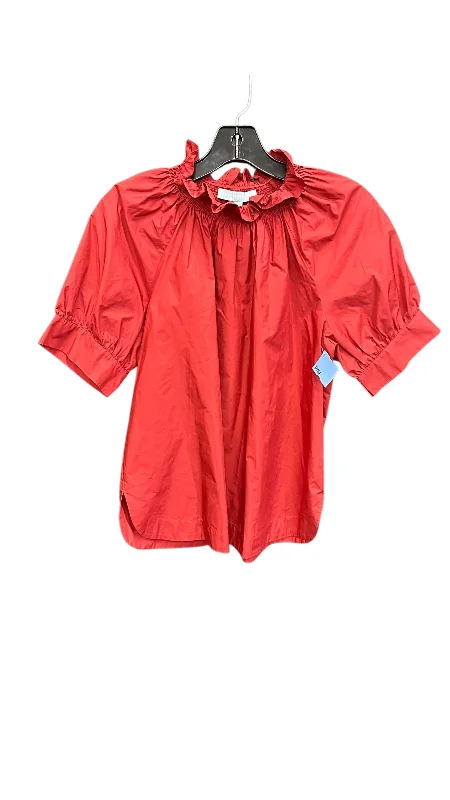 Top Short Sleeve By Antonio Melani In Red, Size: Xs