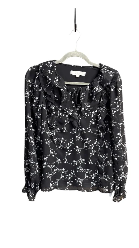 Top Long Sleeve By Loft In Black, Size: Xs