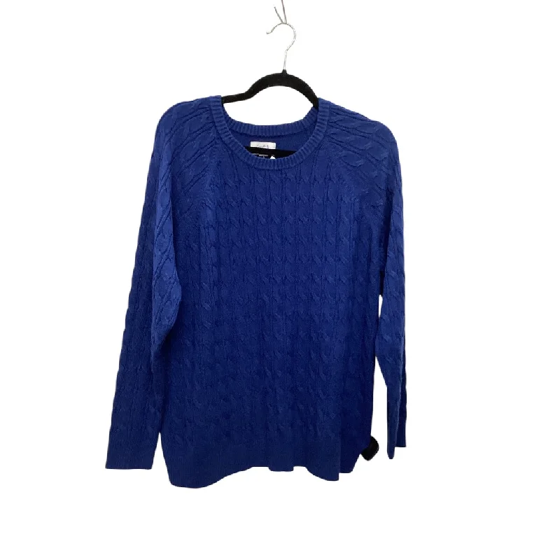 Sweater By Croft And Barrow In Blue, Size: Xxl