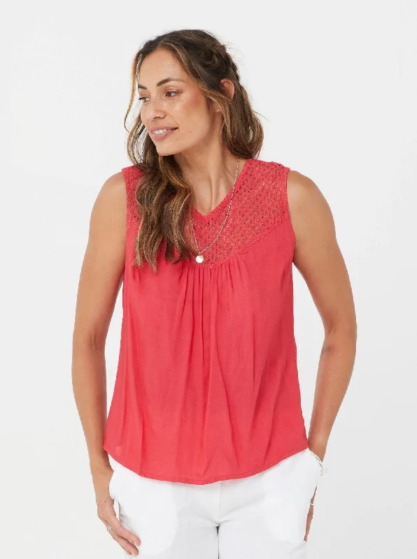 Women Top Viscose Caitlyn Kaja-Pink