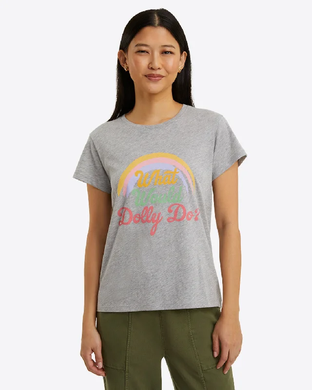 What Would Dolly Do Rainbow T-Shirt