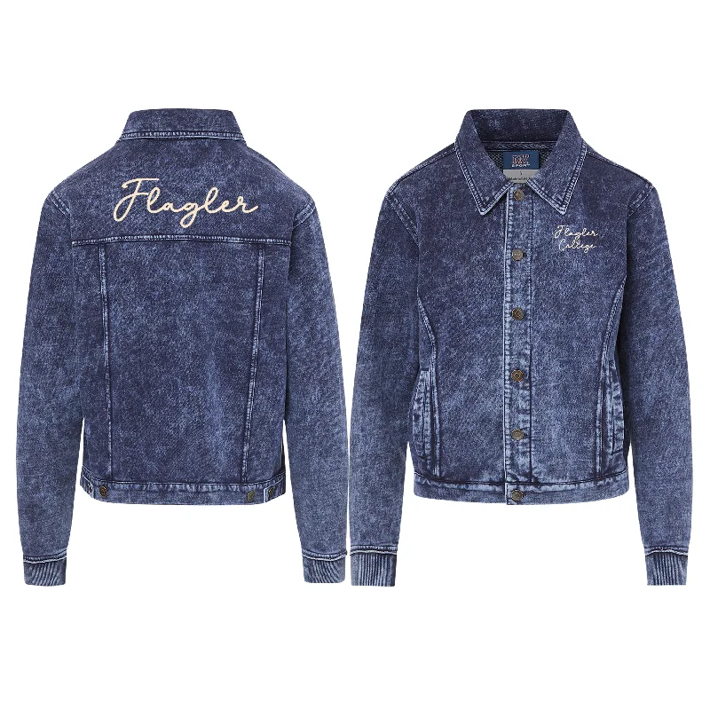 Flagler Acid Wash Terry Jacket