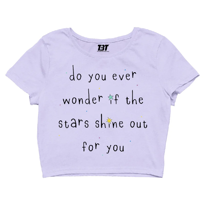 Ed Sheeran Crop Top - Do You Ever Wonder - Autumn Leaves