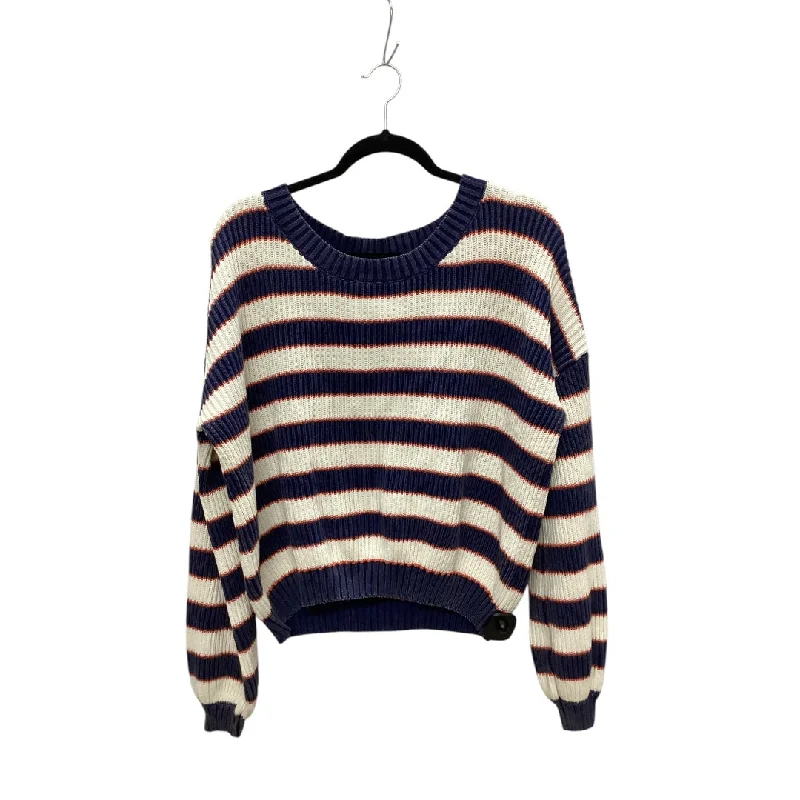 Sweater By Clothes Mentor In Striped Pattern, Size: S