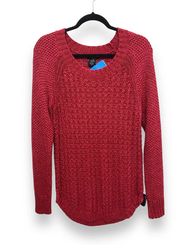 Sweater By Calvin Klein In Red, Size: M