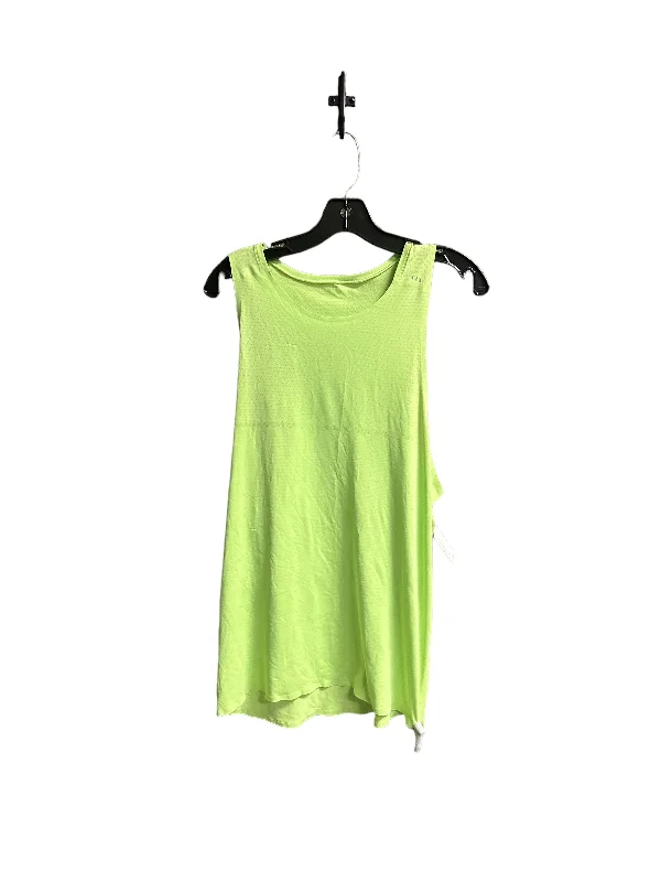 Athletic Tank Top By Lululemon In Green, Size: Xl