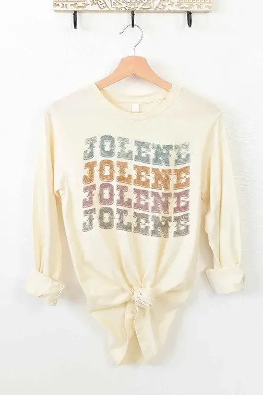 Alphia Jolene Western Dolly Long Sleeve Tee