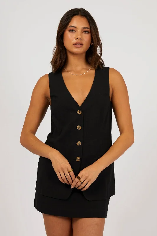 Tilly Vest | Black