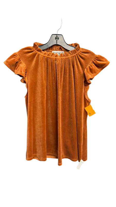 Top Sleeveless By Buckhead Betties In Orange, Size: S