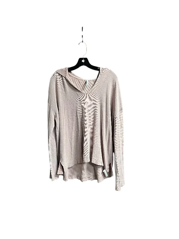 Top Long Sleeve By Z Supply In Mauve, Size: L