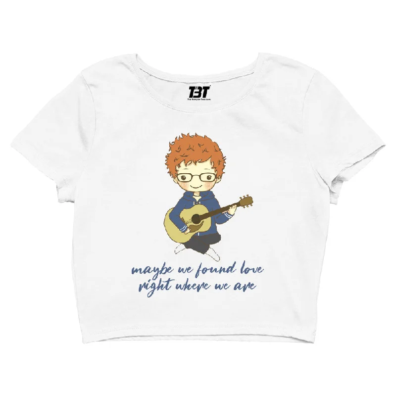 Ed Sheeran Crop Top - Thinking Out Loud