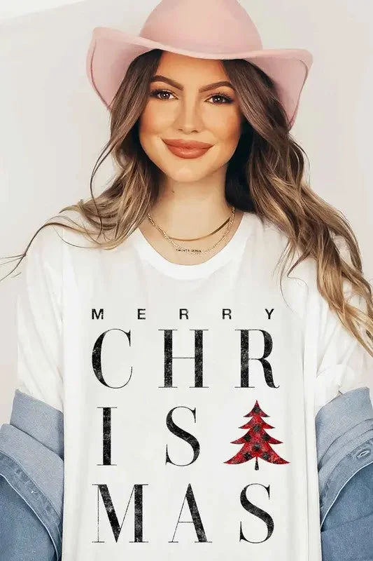 Alphia Merry Christmas Graphic T-Shirt