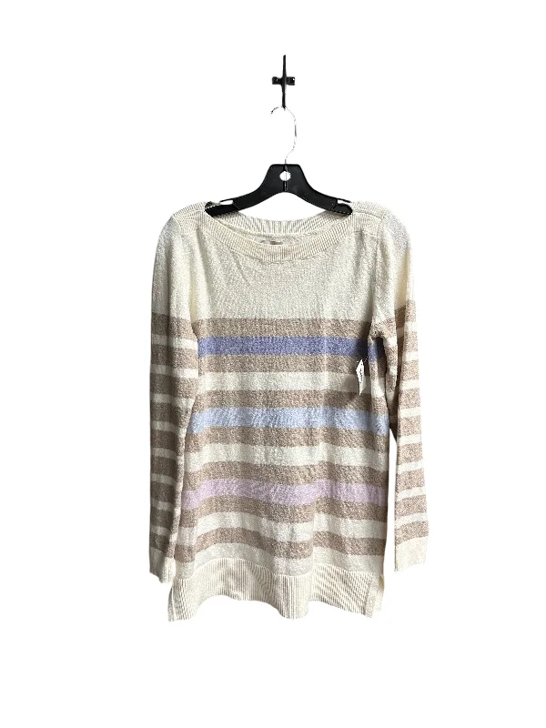 Sweater By Loft In Cream, Size: M