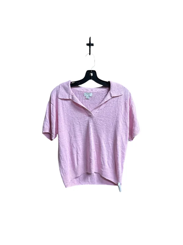 Top Short Sleeve By J. Crew In Pink, Size: M