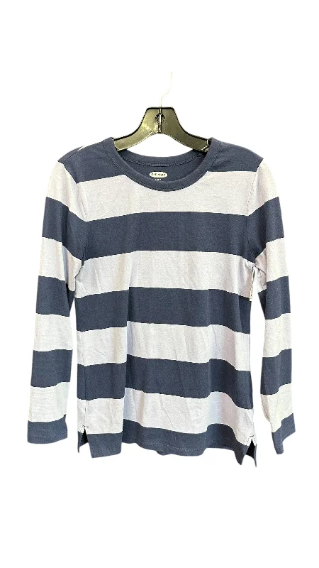 Top Long Sleeve By Old Navy In Striped Pattern, Size: M