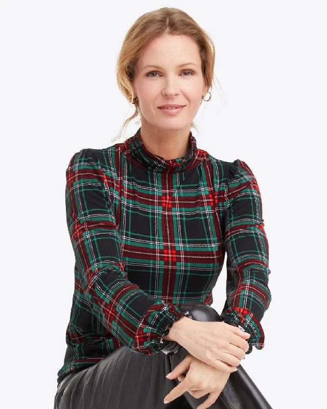 Knit Turtleneck in Georgia Plaid