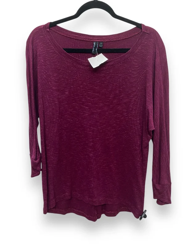 Top Long Sleeve By Cynthia Rowley In Purple, Size: S