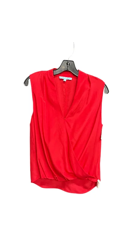 Top Sleeveless By Antonio Melani In Red, Size: M